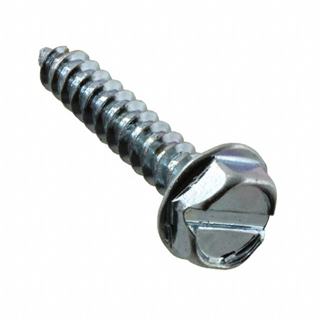 【6X3/4 HHSMS】SHEET METAL SCREW HEX SLOTTED #6